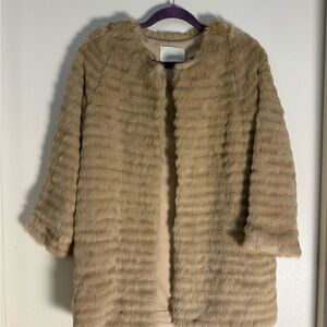 Chic Tan Teddy Jacket